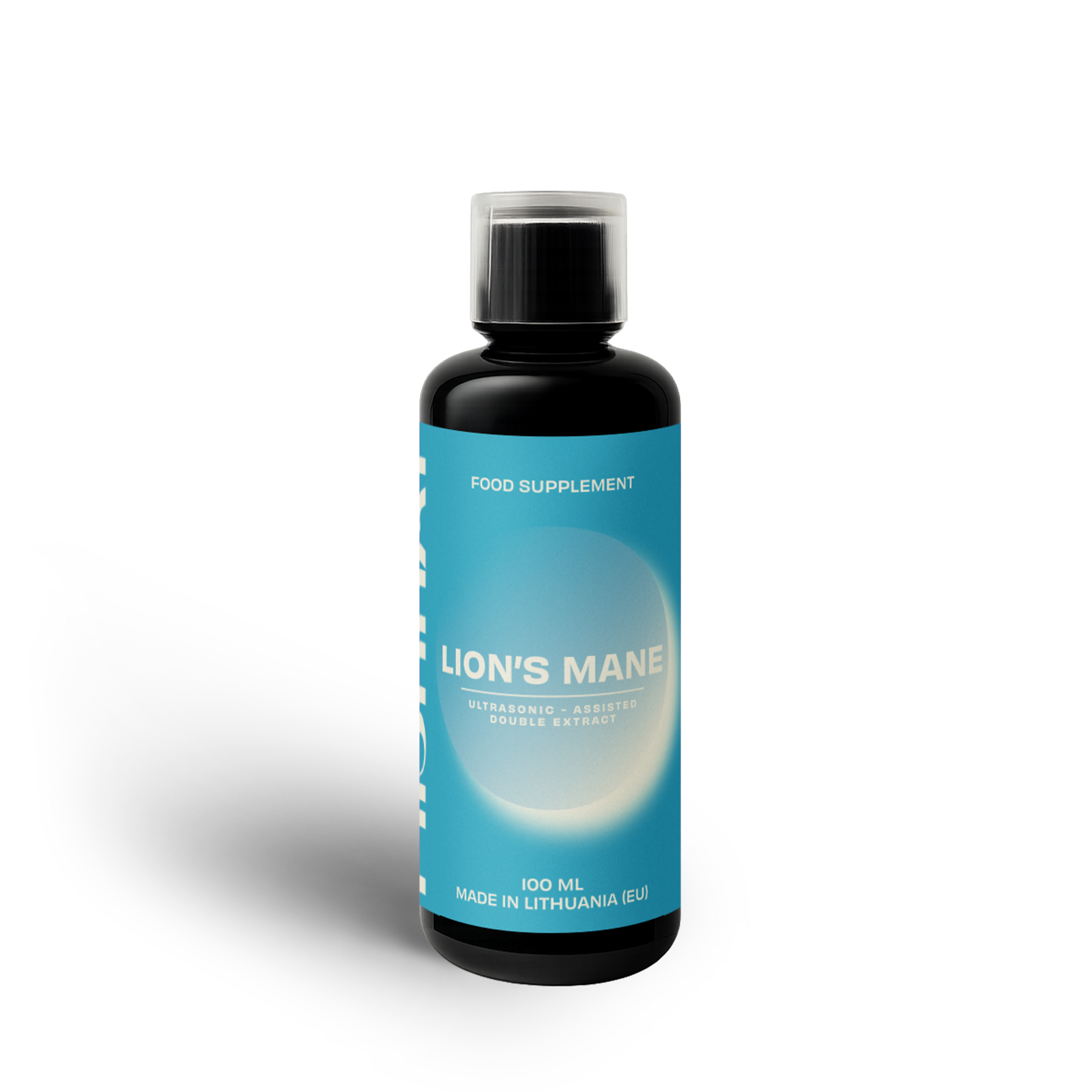 Ultrasonic Double-Extracted Lion's Mane with MCT and Vitamin E. 100 ml