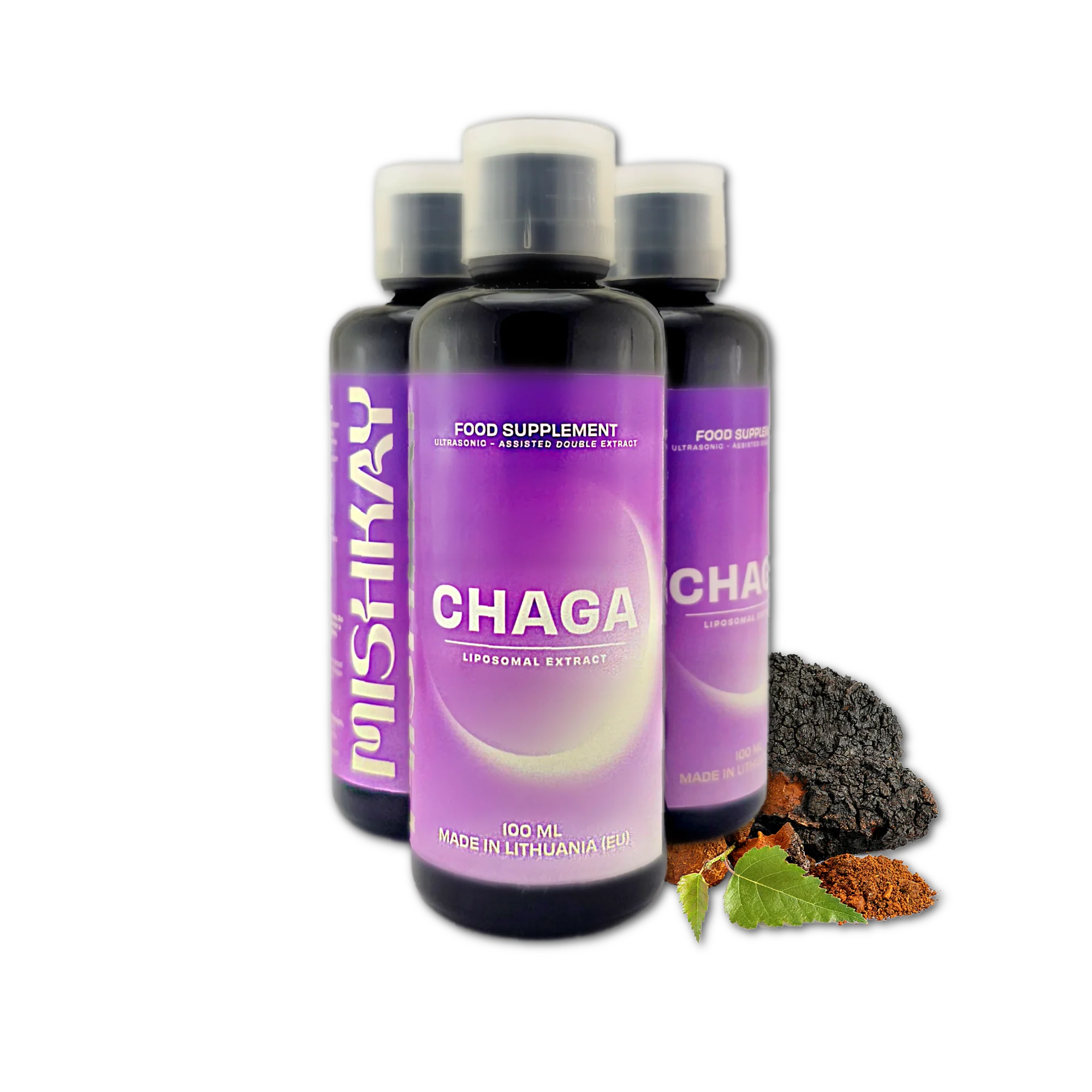 Liposomal Double-Extracted Chaga. 100ml