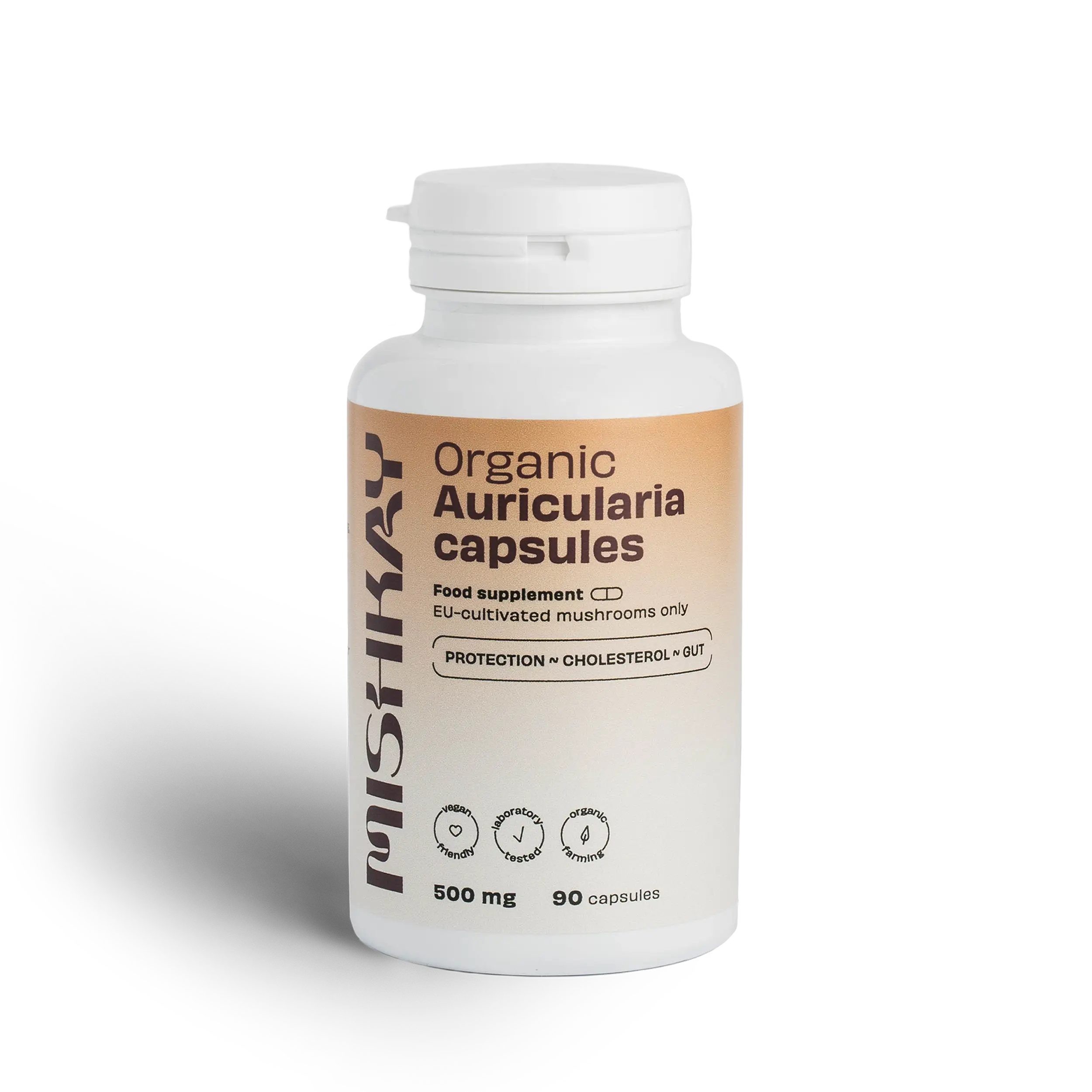Auricularia Capsules, 500 mg. (90 capsules)