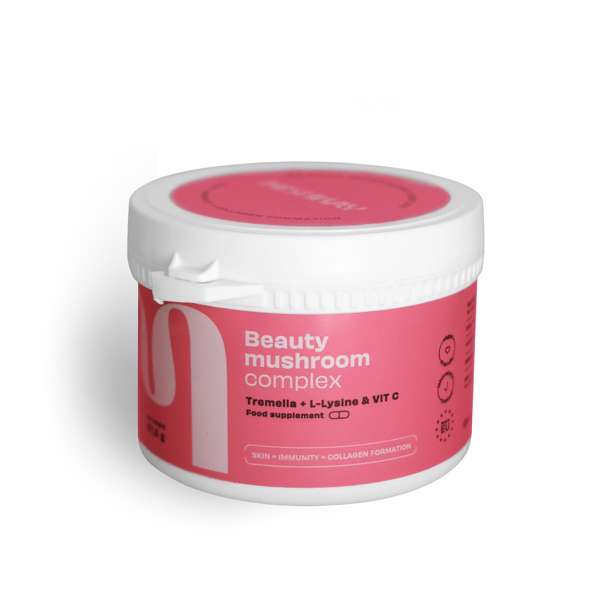 BEAUTY MUSHROOM : Tremella complex Capsules, 500 mg. (120 capsules)